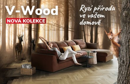 V-WOOD - nová kolekce dřevěných podlah
