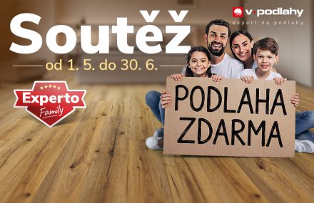 Soutěž o podlahu zdarma je tady. Získejte novou podlahu v hodnotě až 50 000 Kč
