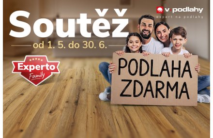 Soutěž o podlahu zdarma je tady. Získejte novou podlahu v hodnotě až 50 000 Kč